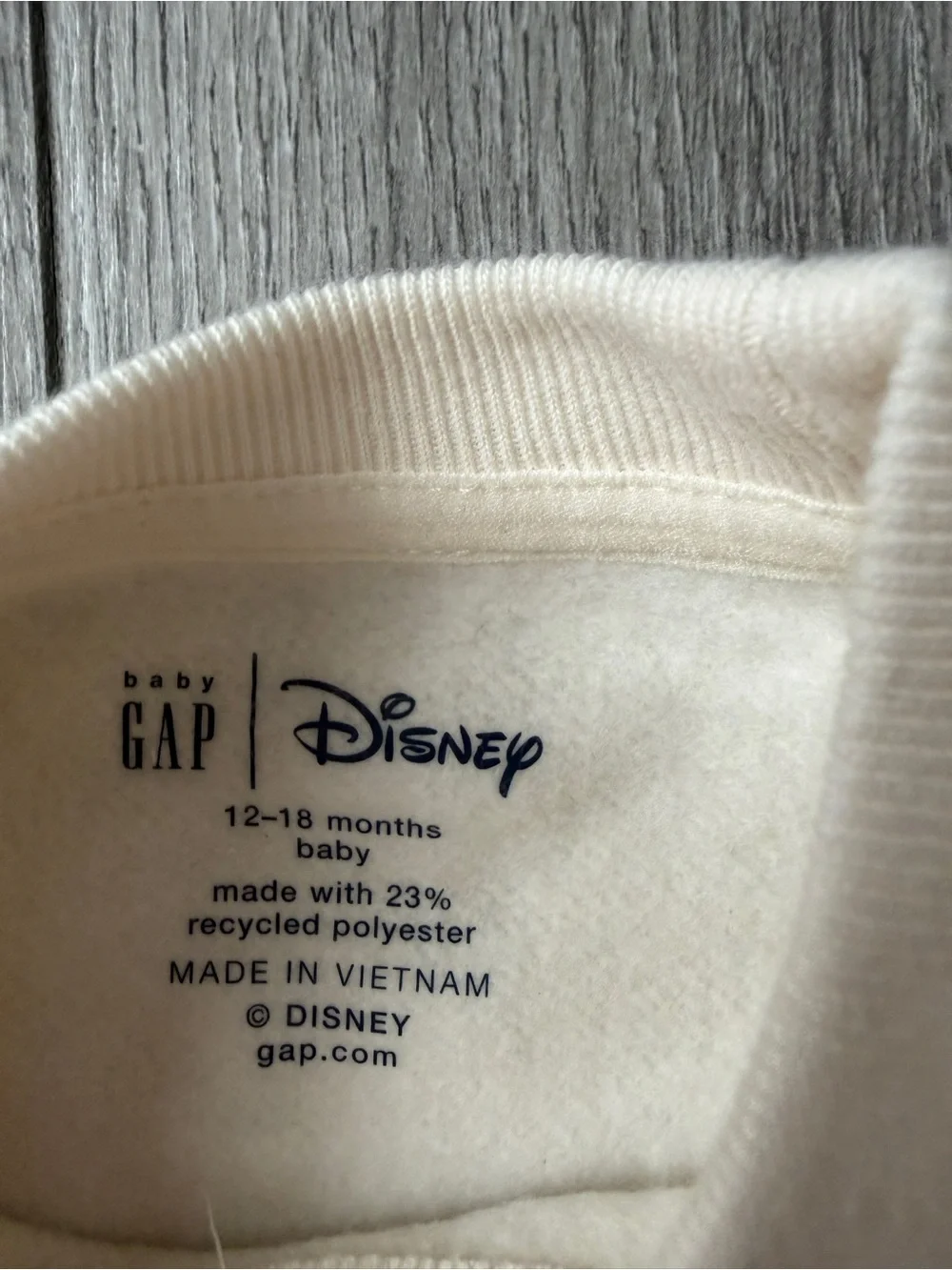 Gap x Disney Baby Vintage Sweatshirt Winnie the Pooh NWT